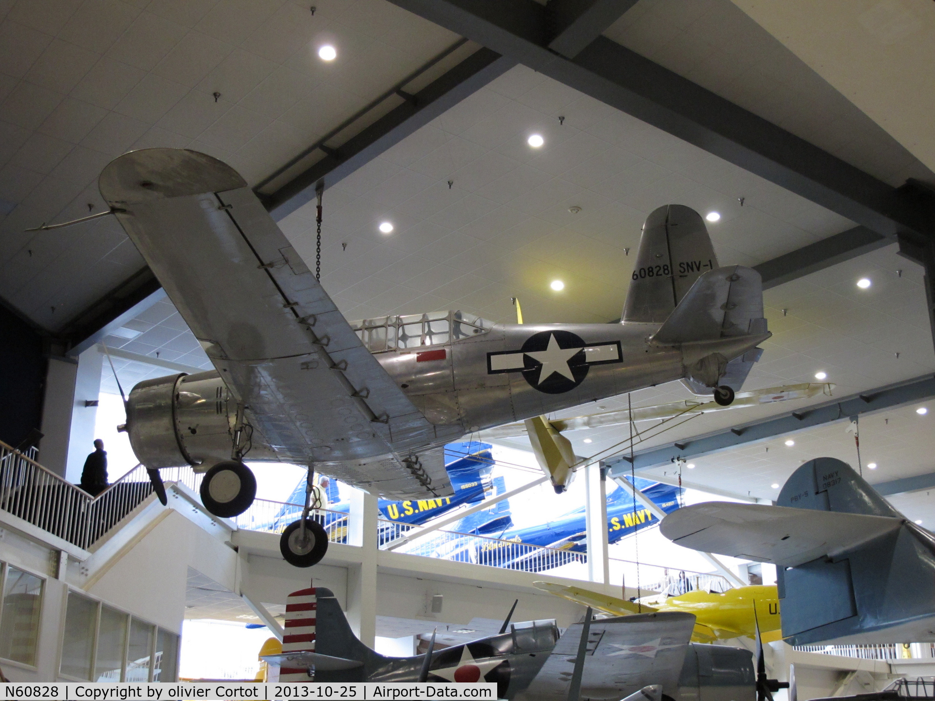 N60828, 1941 Consolidated Vultee BT-13A C/N 2935, Pensacola museum