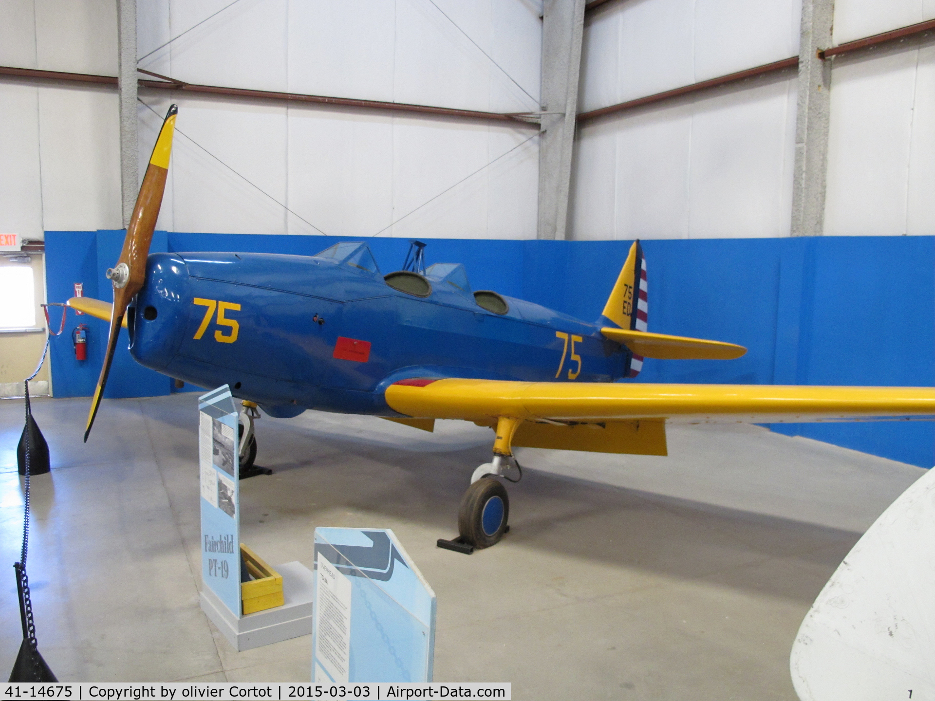 41-14675, Fairchild PT-19A C/N Not found 41-14675, Pima museum