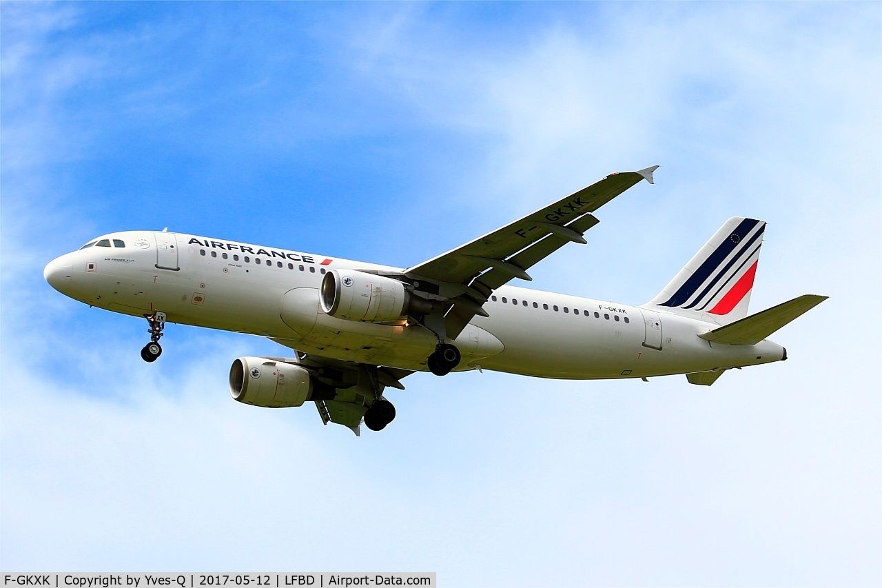 F-GKXK, 2003 Airbus A320-214 C/N 2140, Airbus A320-214, Short approach rwy 23, Bordeaux-Mérignac airport (LFBD-BOD)