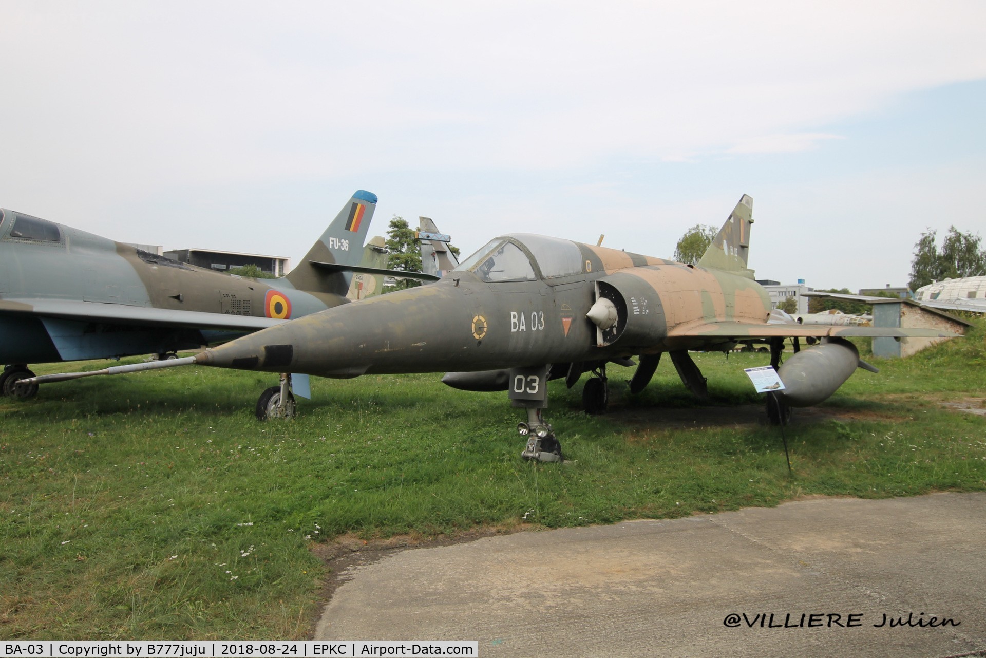 BA-03, SABCA Mirage 5BA C/N 03, at Cracovie