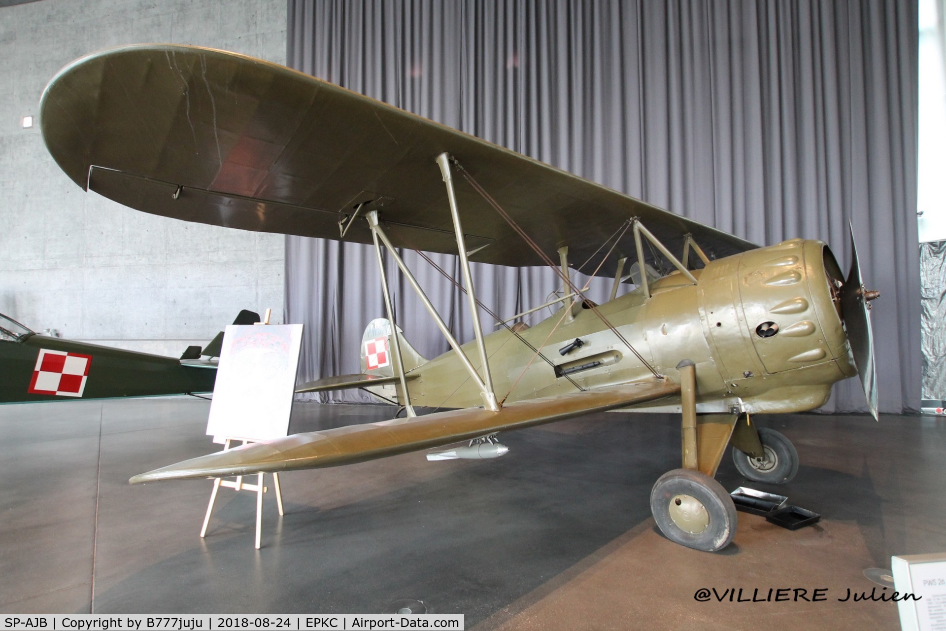 SP-AJB, 1937 Podlanska Wytwomia Samolotow (PWS) PWS 26 C/N 81-123, at Cracovie