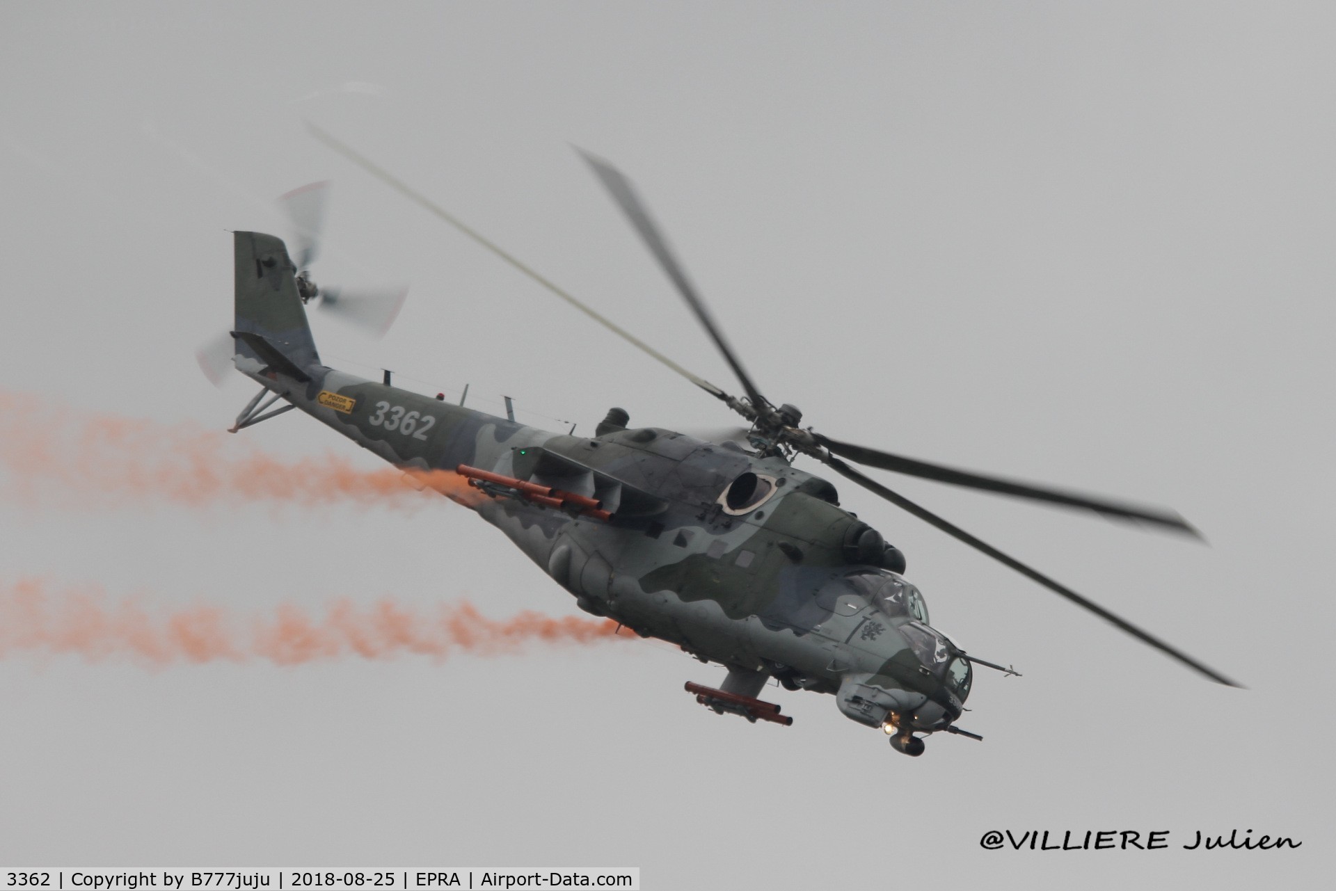 3362, Mil Mi-35 Hind E C/N 203362, at Radom