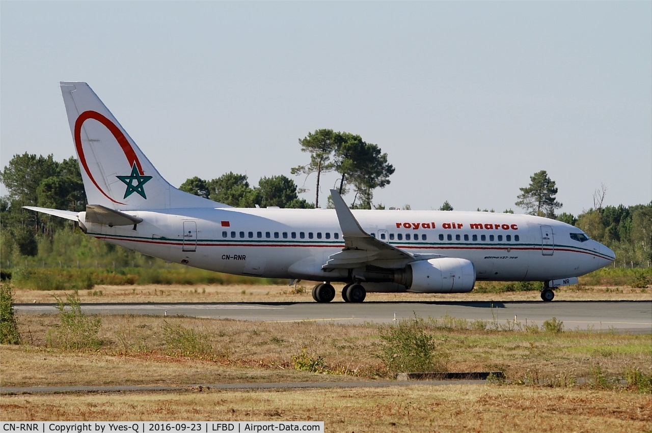 CN-RNR, 2000 Boeing 737-7B6 C/N 28986, Boeing 737-7B6, Ready to take off rwy 05, Bordeaux Mérignac airport (LFBD-BOD)