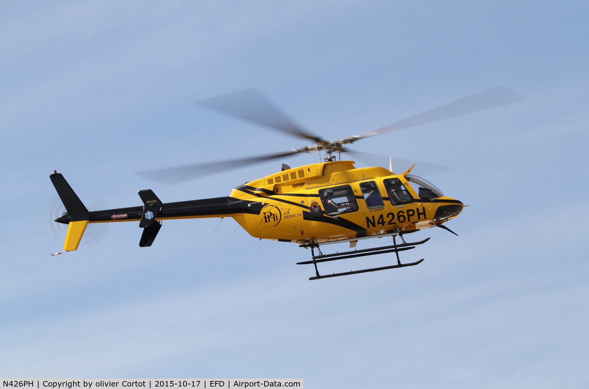 N426PH, 2007 Bell 407 C/N 53751, Wings over Houston 2015