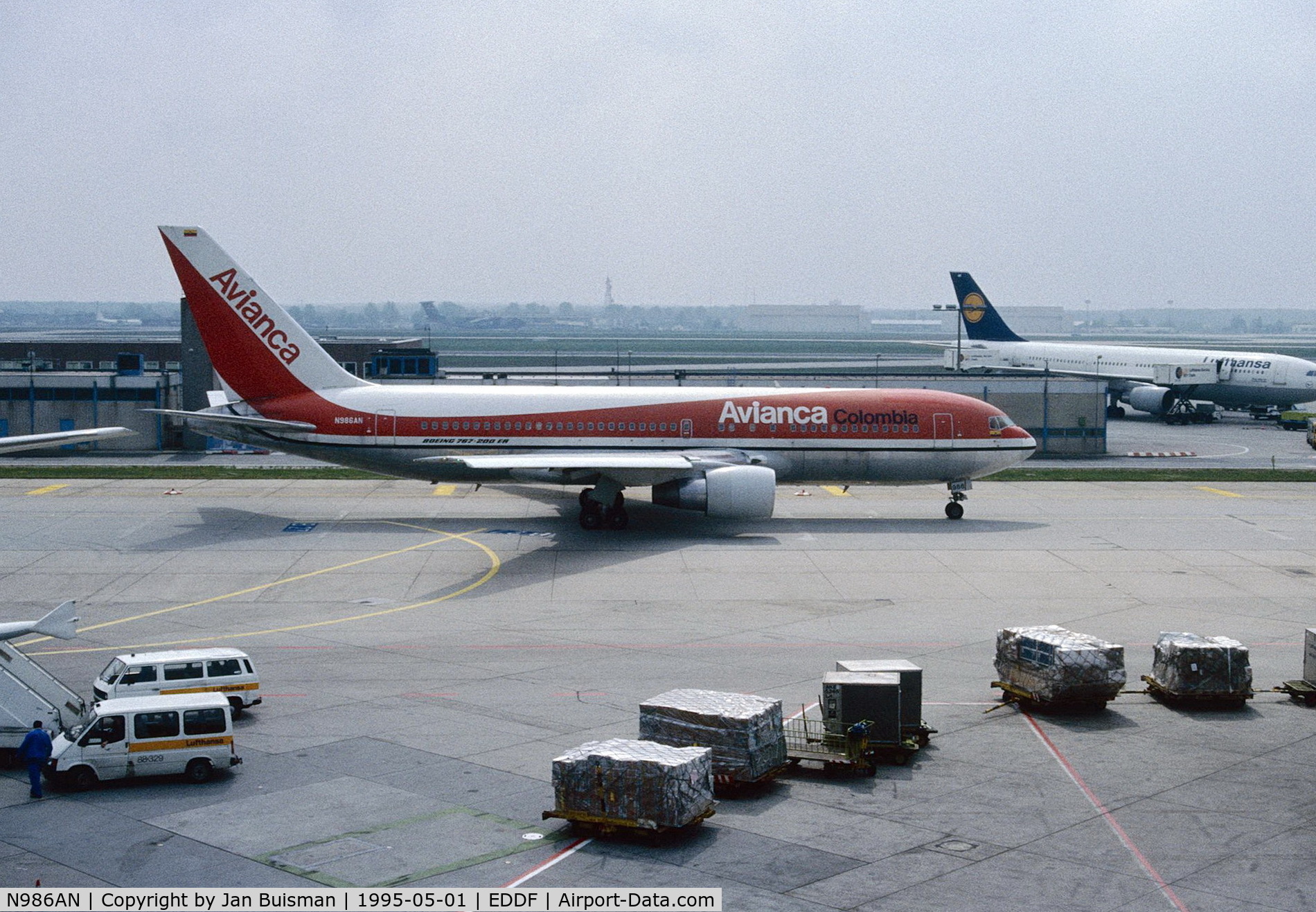 N986AN, 1990 Boeing 767-259 C/N 24835, Avianca