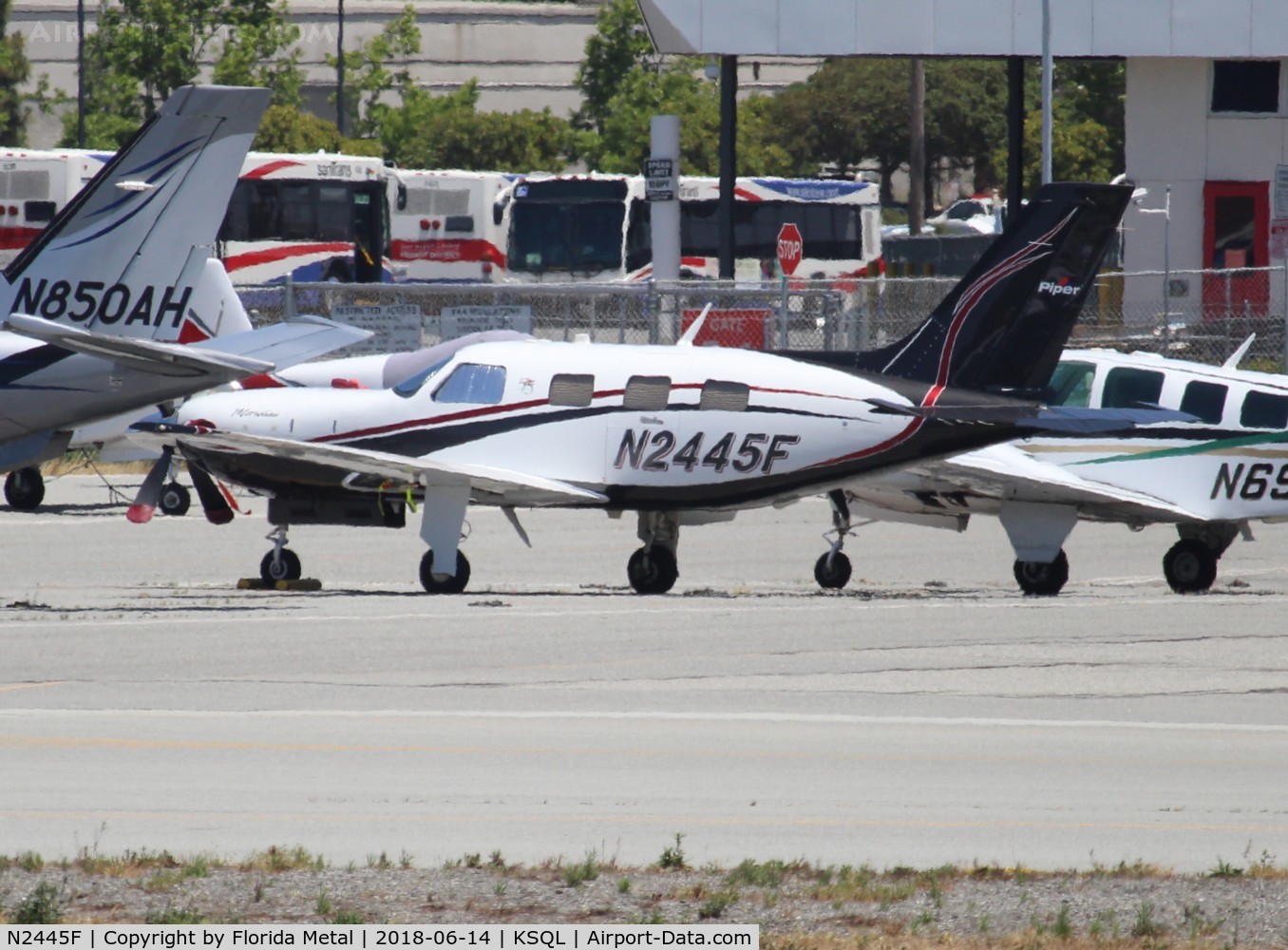 N2445F, 2012 Piper PA-46-500TP Malibu Meridian C/N 46-97480, Cessna 172R
