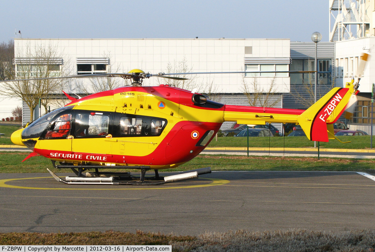 F-ZBPW, Eurocopter-Kawasaki EC-145 (BK-117C-2) C/N 9048, taken at Trousseau hospital.