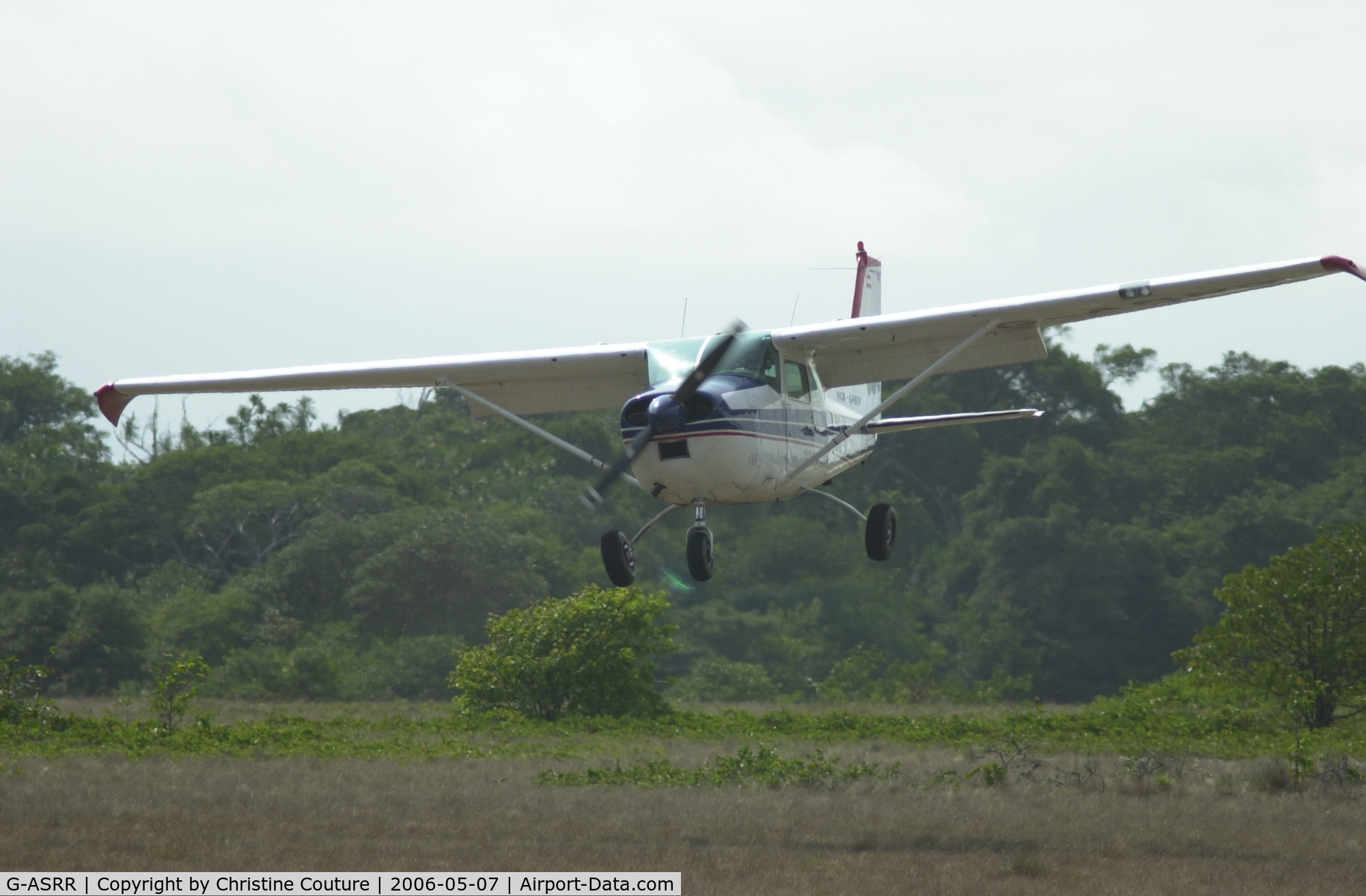 G-ASRR, 1964 Cessna 182G Skylane C/N 182-55135, In flight