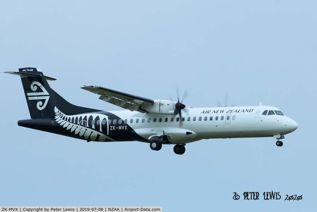 ZK-MVX, 2019 ATR 72-600 C/N 1551, Mount Cook Airline Ltd., Christchurch