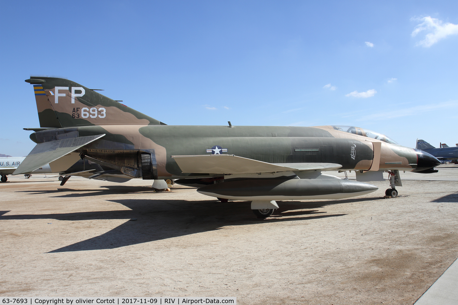 63-7693, 1963 McDonnell F-4C Phantom II C/N 828, nov 2017