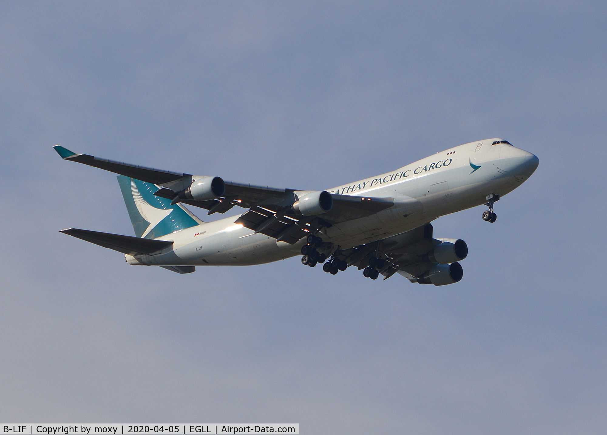 B-LIF, 2009 Boeing 747-467ERF C/N 36871, Boeing 747-467ERF on finals to London Heathrow.