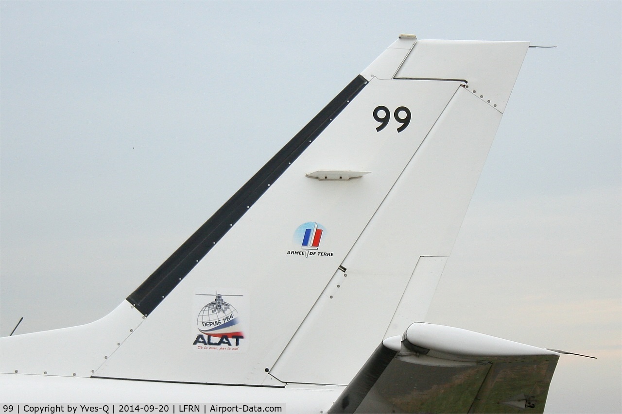 99, 1994 Socata TBM-700 C/N 99, Socata TBM-700, Tail close up view, Rennes-St Jacques airport (LFRN-RNS) Air show 2014