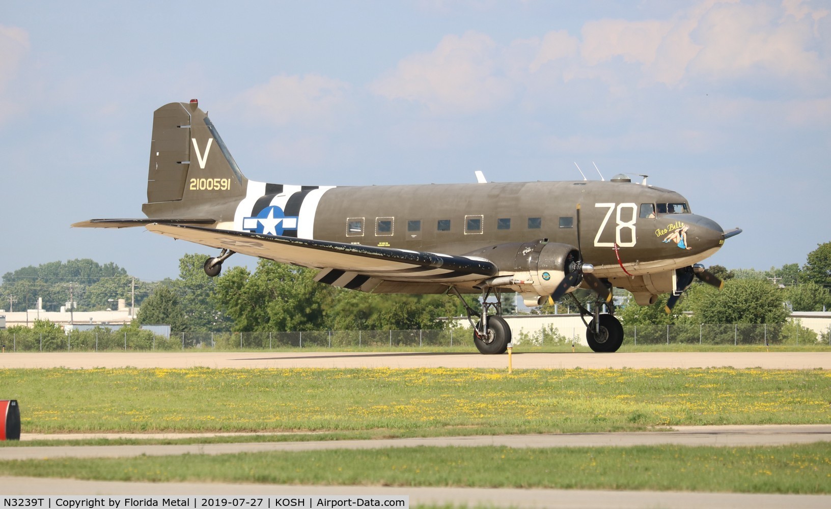 N3239T, 1943 Douglas DC3C-S1C3G (C-47A-65-DL) C/N 19054, Tico Belle