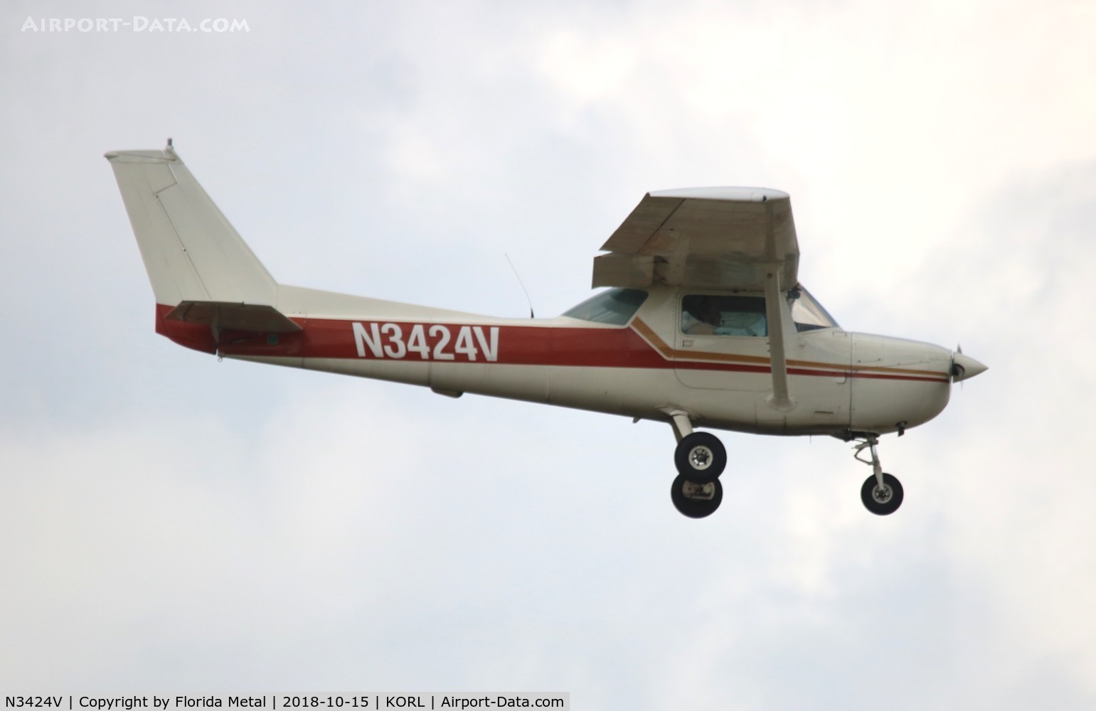 N3424V, 1974 Cessna 150M C/N 15076499, Cessna 150M