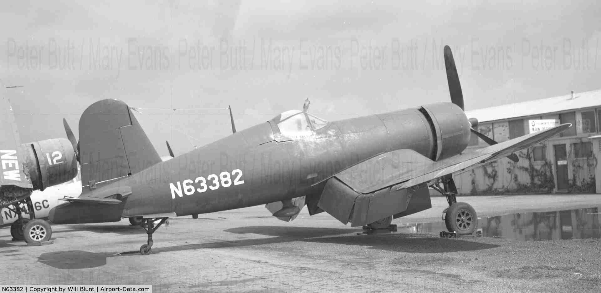 N63382, 1945 Goodyear FG-1D Corsair C/N 2900, 1960s