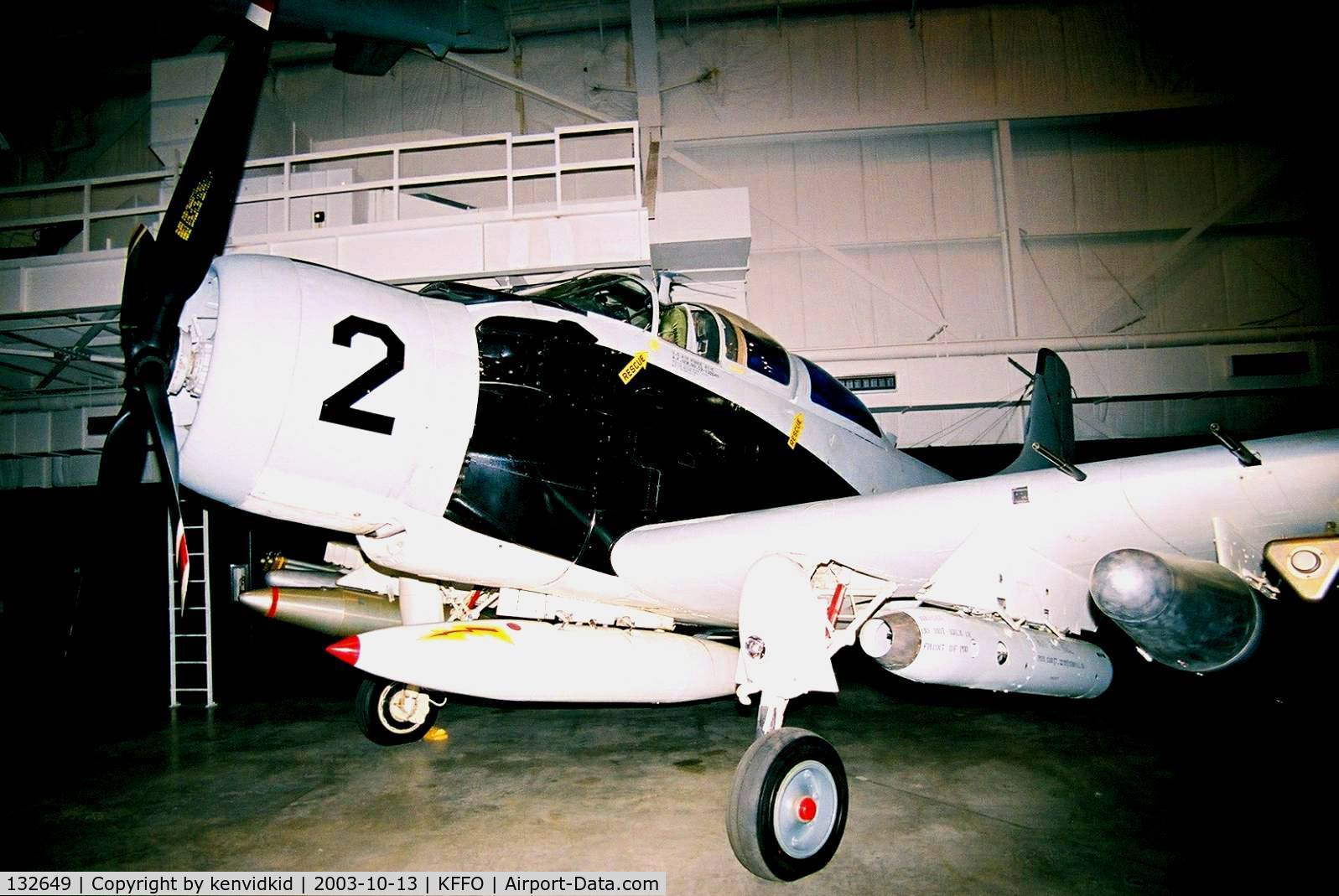 132649, 1952 Douglas A-1E Skyraider C/N 9506, At the Museum of the United States Air Force Dayton Ohio.