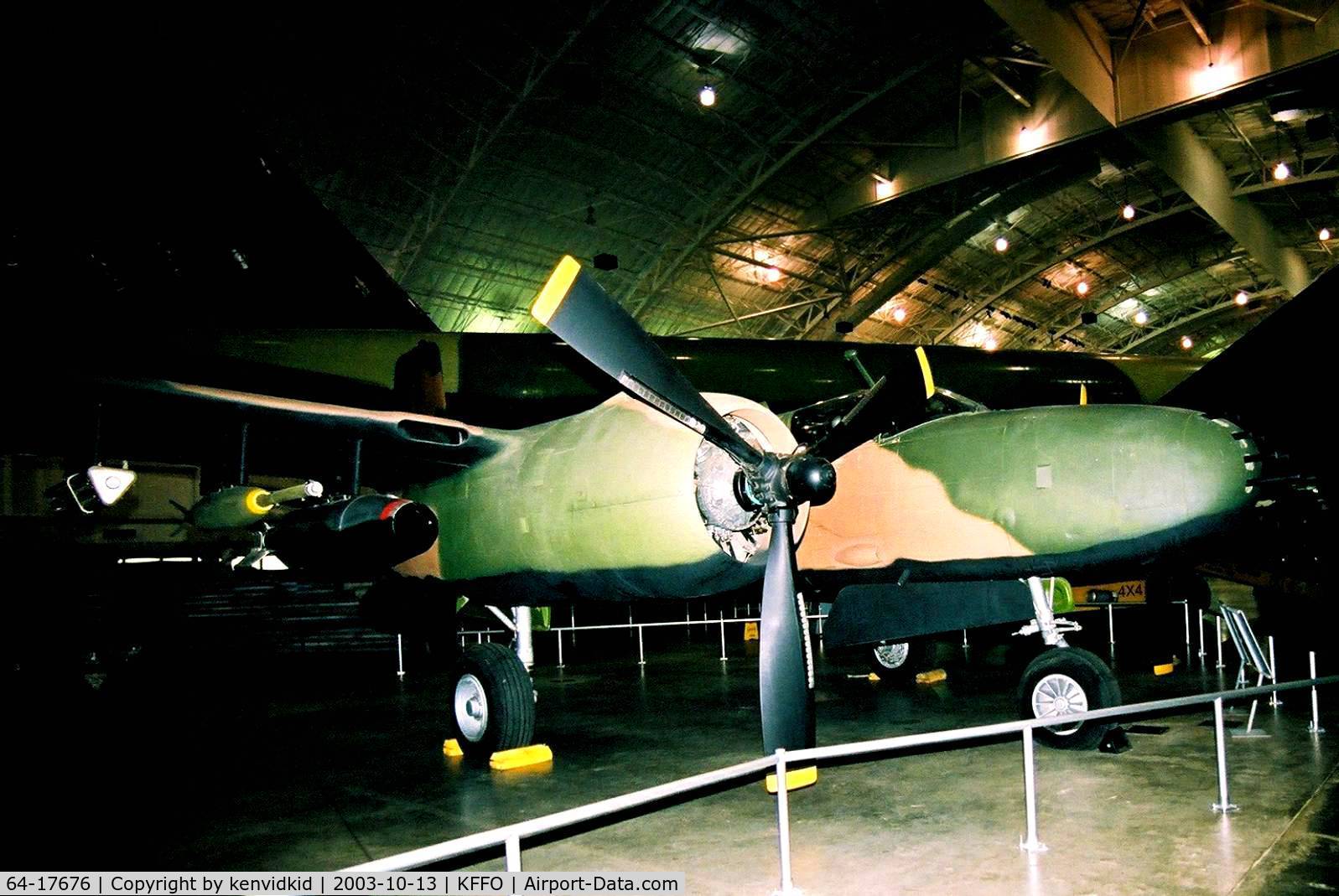 64-17676, 1971 Douglas-On Mark B-26K Counter Invader C/N 7309 (was 41-39596), At The Museum of the United States Air Force Dayton Ohio.