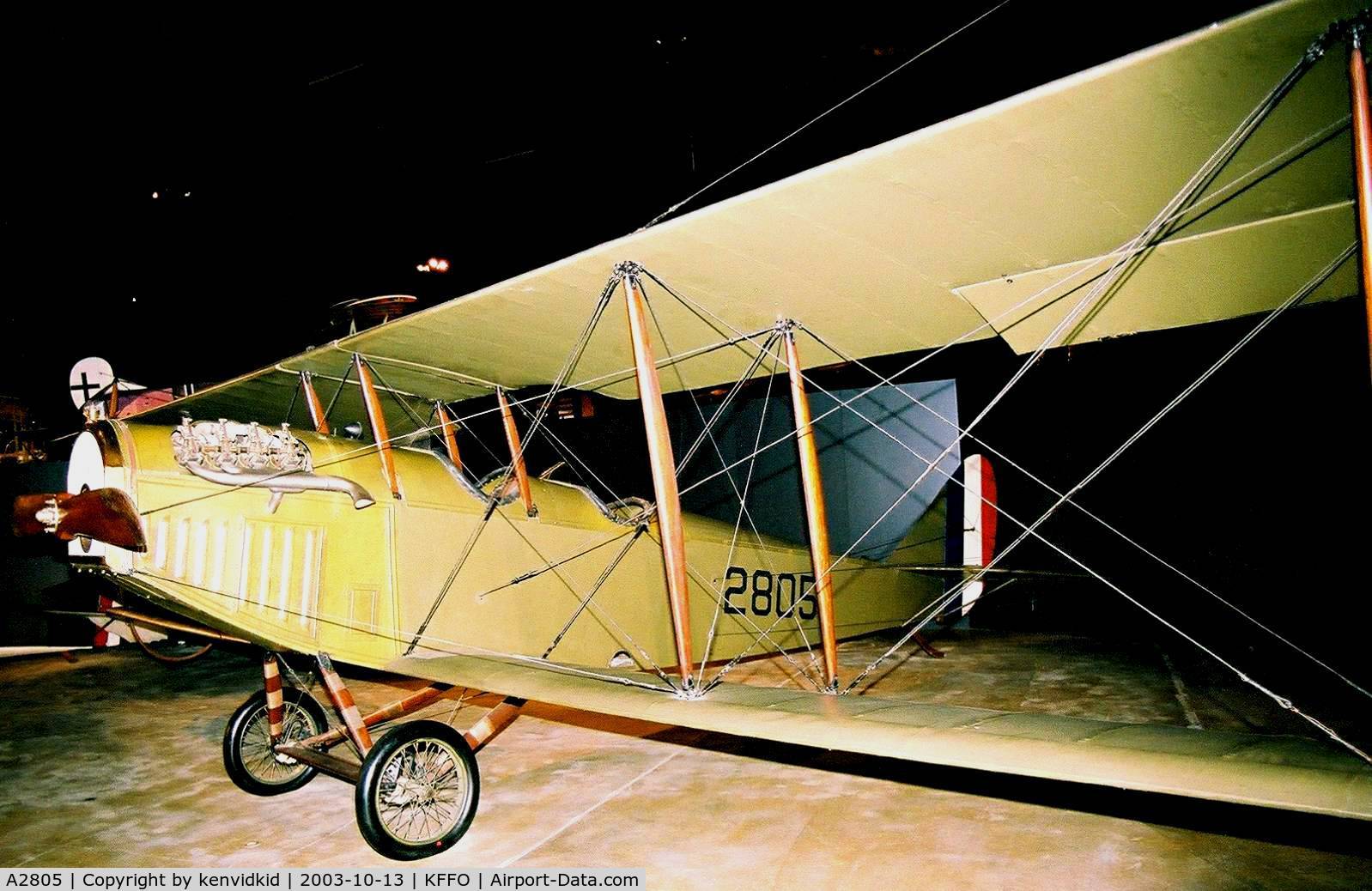 A2805, 1918 Curtiss JN-4D Jenny C/N 278, At The Museum of the United States Air Force Dayton Ohio.