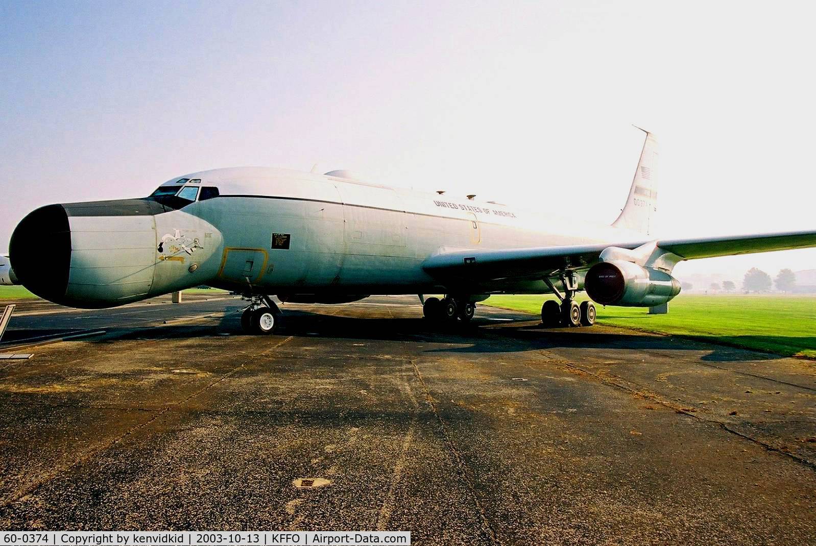 60-0374, 1960 Boeing EC-135N-BN Stratolifter C/N 18149, At The Museum of the United States Air Force Dayton Ohio.