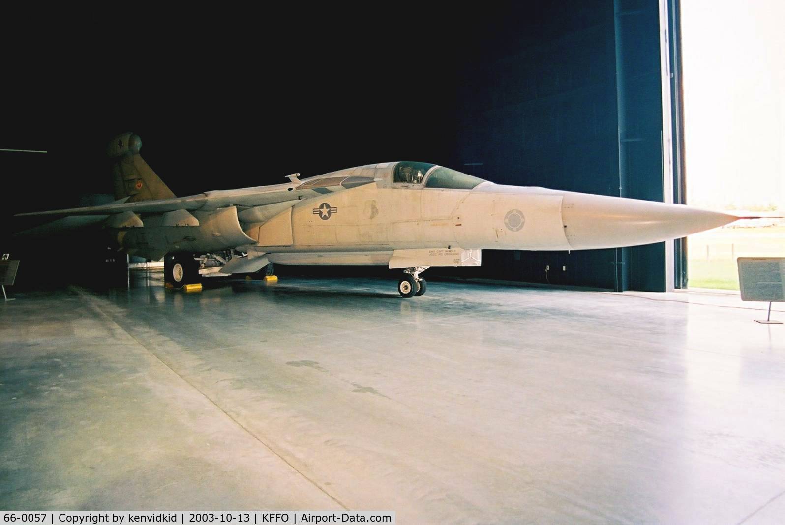 66-0057, 1966 General Dynamics EF-111A Raven C/N EF-41, At The Museum of the United States Air Force Dayton Ohio.