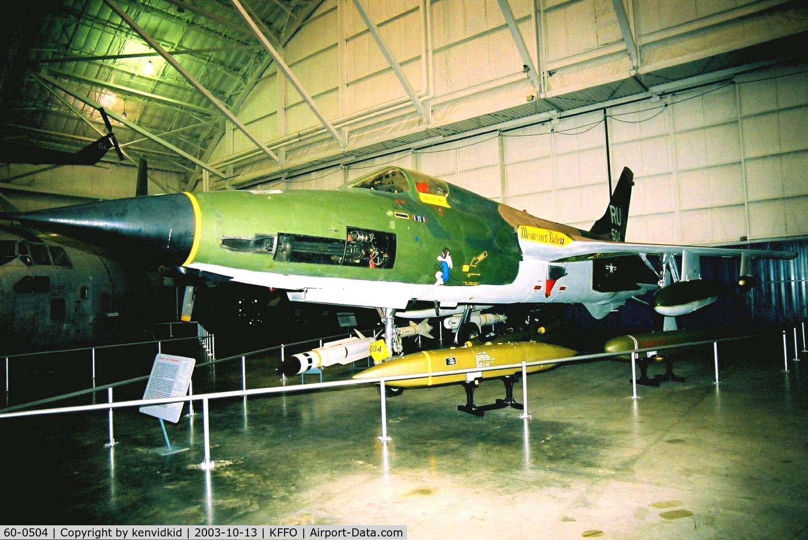 60-0504, 1961 Republic F-105D Thunderchief C/N D192, At the Museum of the United States Air Force Dayton Ohio.