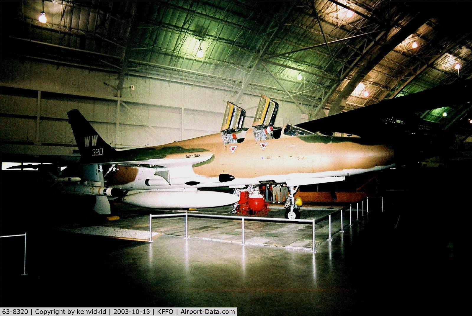 63-8320, 1963 Republic F-105G-1-RE Thunderchief C/N F097, At the Museum of the United States Air Force Dayton Ohio.