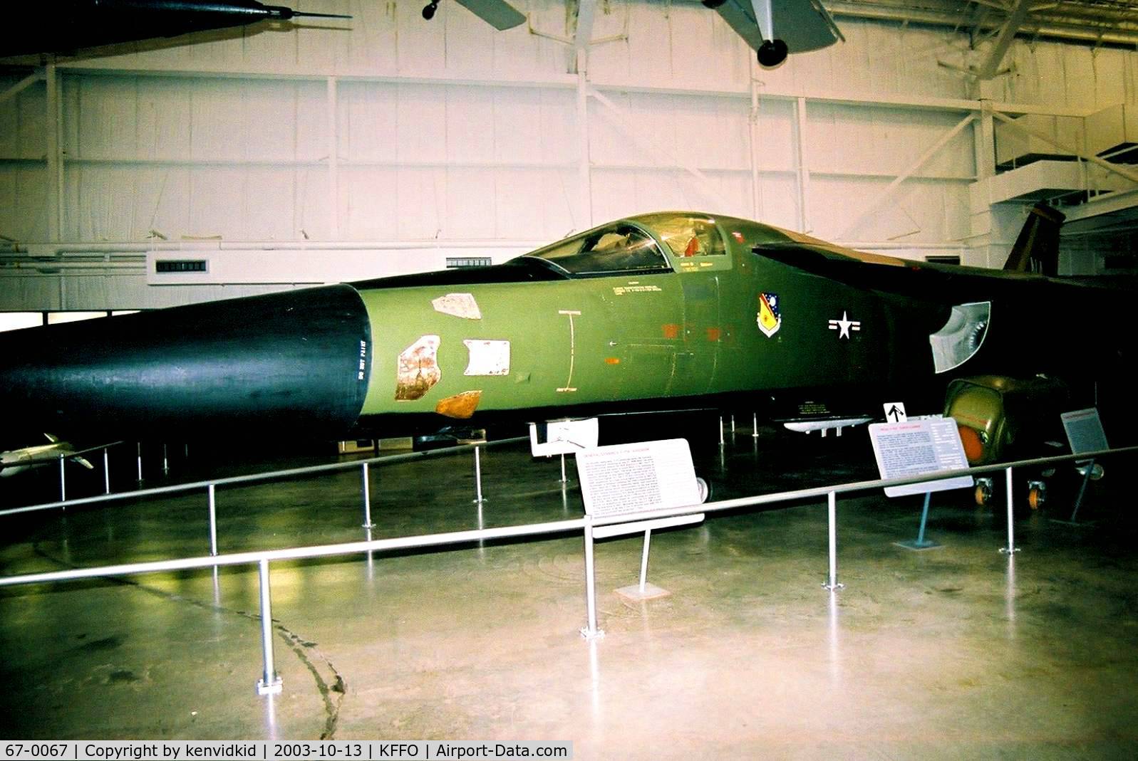 67-0067, 1967 General Dynamics F-111A Aardvark C/N A1-112, At the Museum of the United States Air Force Dayton Ohio.