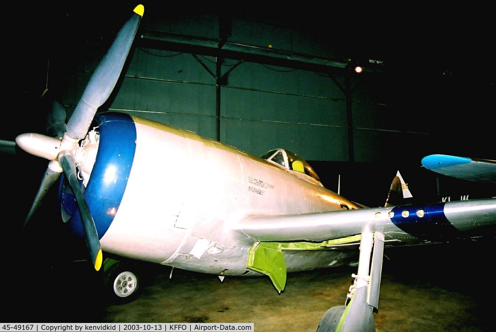 45-49167, 1942 Republic P-47D-15-RA Thunderbolt C/N 399-55706, At The Museum of the United States Air Force Dayton Ohio. Painted as 44-32718.