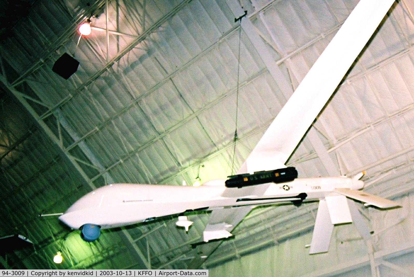 94-3009, General Atomics RQ-1K Predator C/N P-009, At The Museum of the United States Air Force Dayton Ohio.