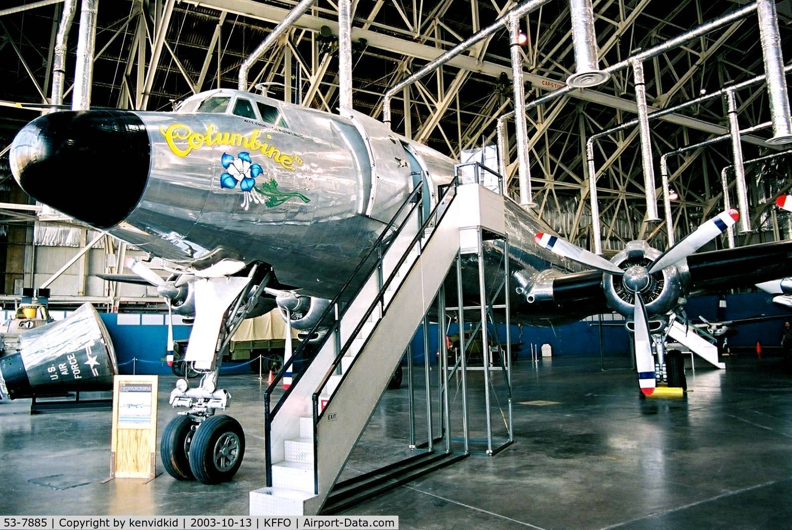53-7885, 1953 Lockheed VC-121E Super Constellation C/N 4151, At the Museum of the United States Air Force Dayton Ohio.