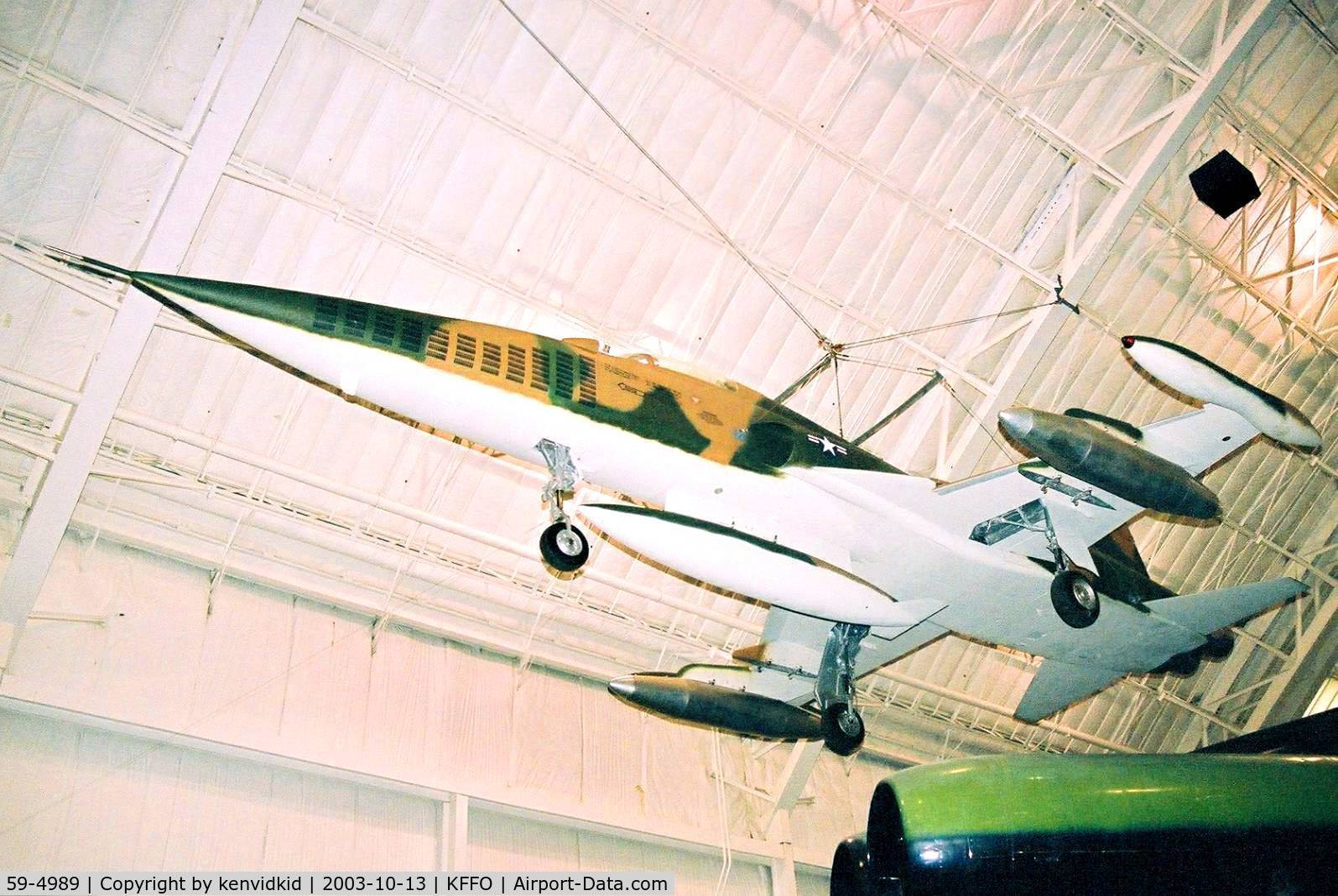 59-4989, 1963 Northrop YF-5A-NO Freedom Fighter C/N N.6003, At the Museum of the United States Air Force Dayton Ohio.