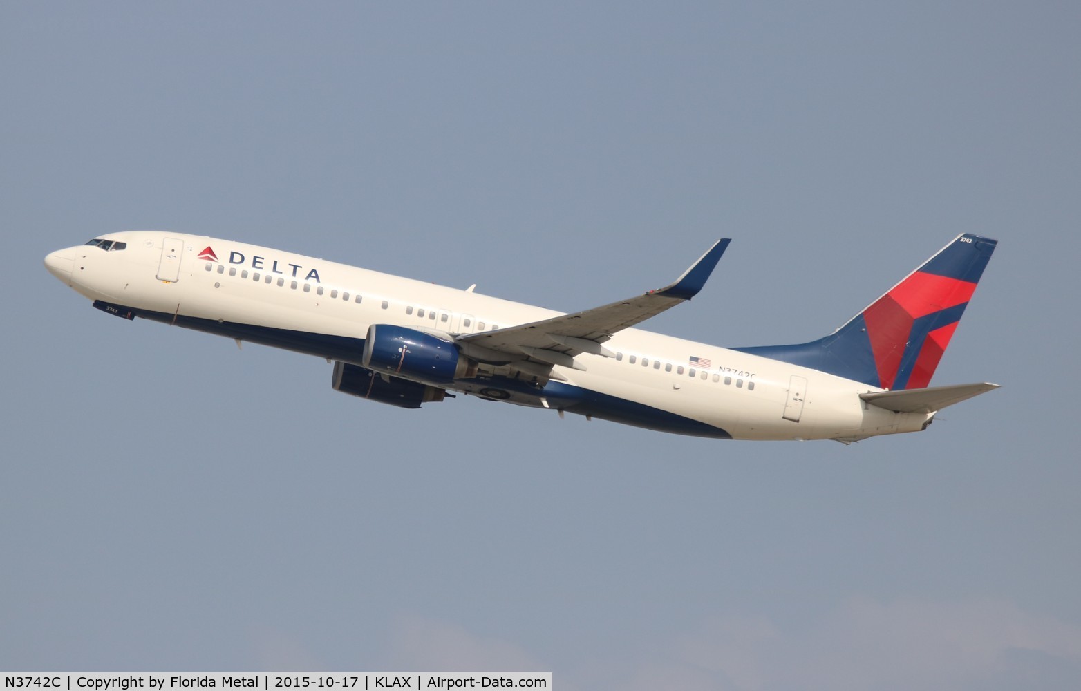 N3742C, 2001 Boeing 737-832 C/N 30835, Delta 737-832