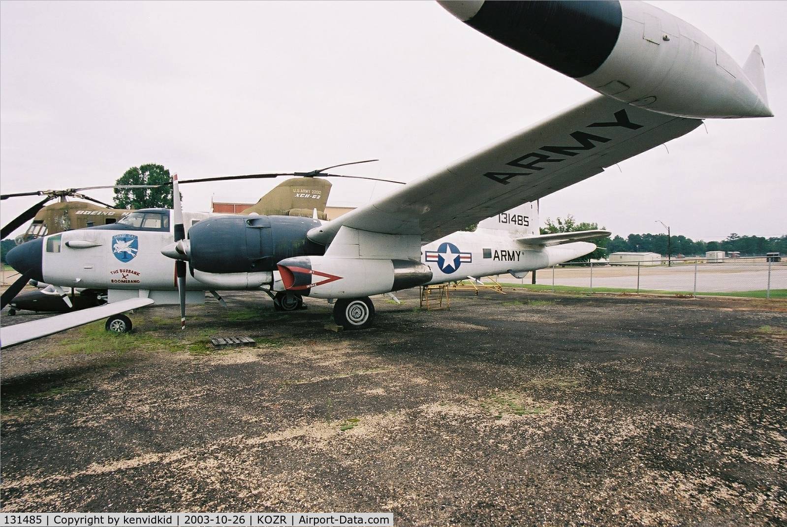 131485, Lockheed AP-2E Neptune C/N 426-5366, At the Fort Rucker Museum storage compound.