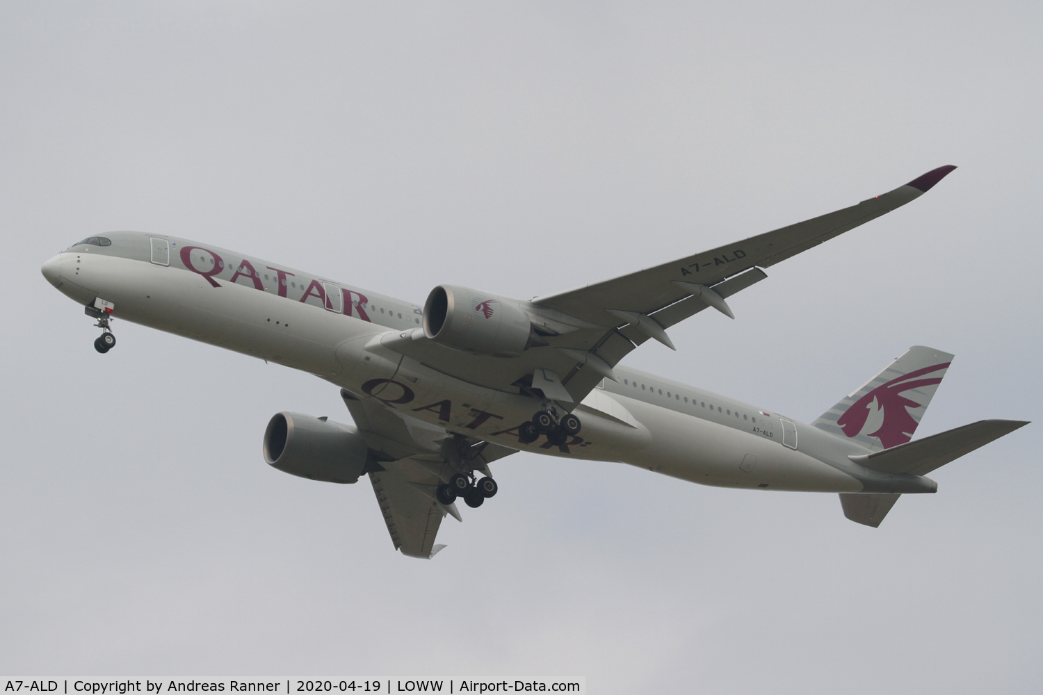 A7-ALD, 2015 Airbus A350-941 C/N 010, Qatar Airways A350