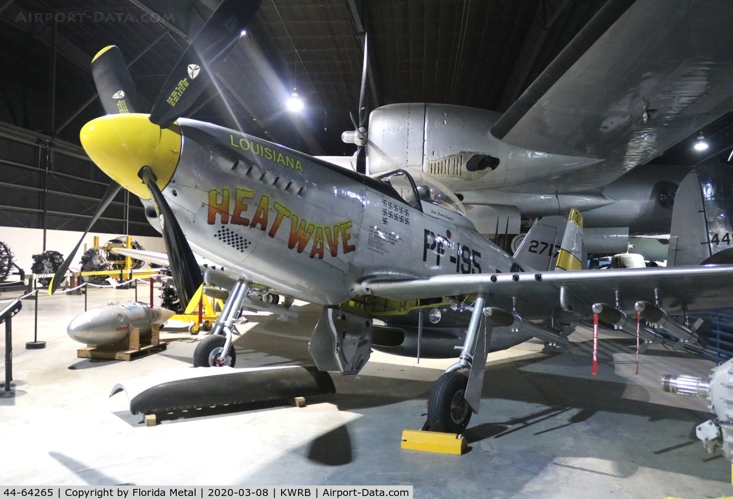 44-64265, 1944 North American P-51H Mustang C/N 126-37691, Warner Robins