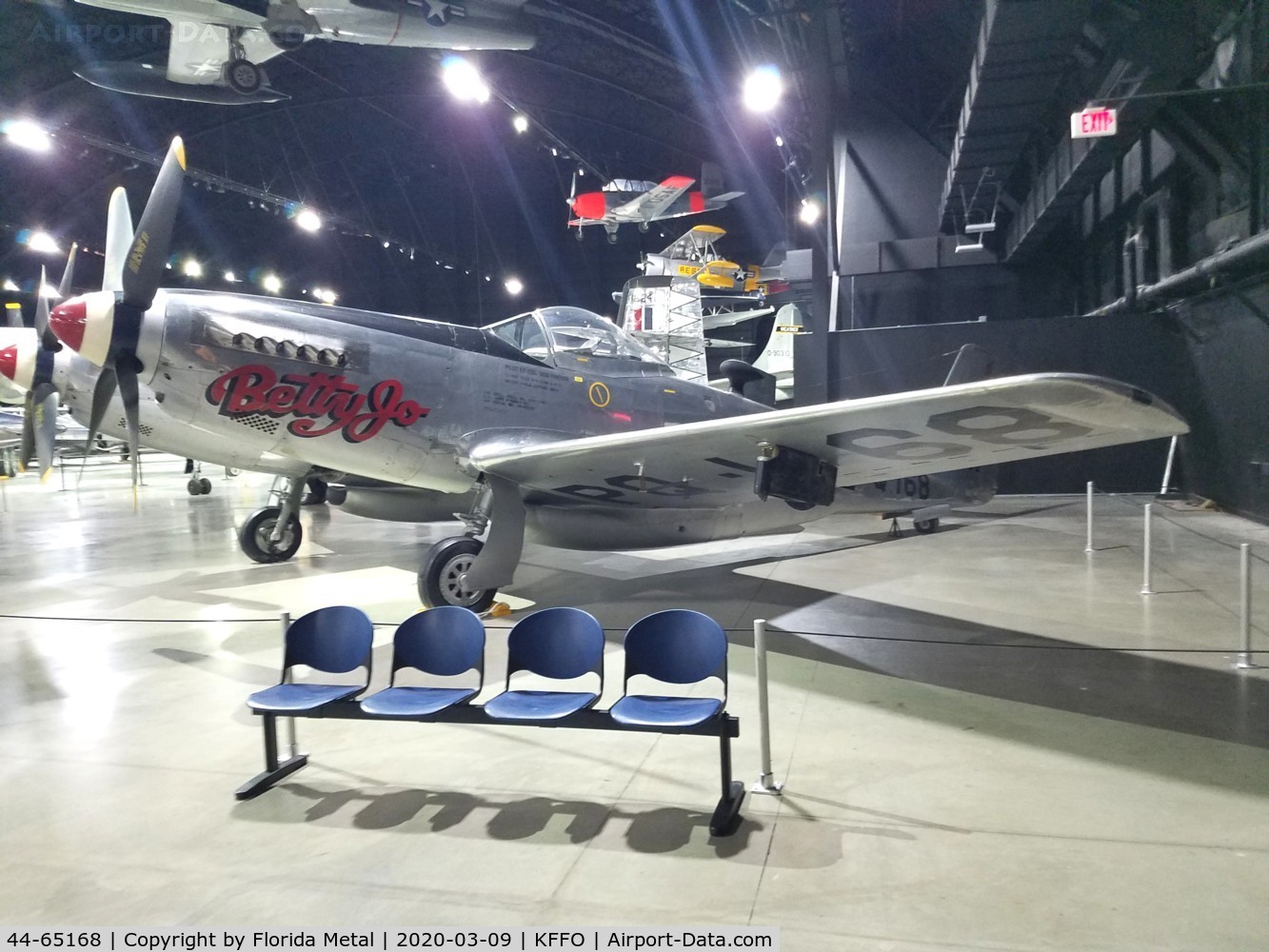 44-65168, 1944 North American P-82B Twin Mustang C/N 123-43754, Air Force Museum 2020