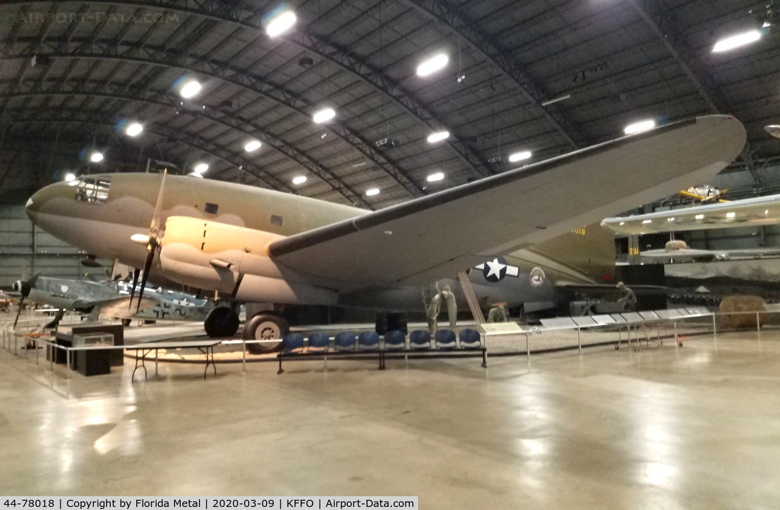 44-78018, 1944 Curtiss C-46D-15-CU Commando C/N 33414, Air Force Museum 2020