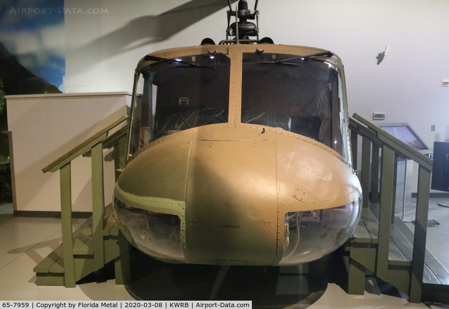 65-7959, 1965 Bell UH-1F Iroquois C/N 7100, Warner Robins