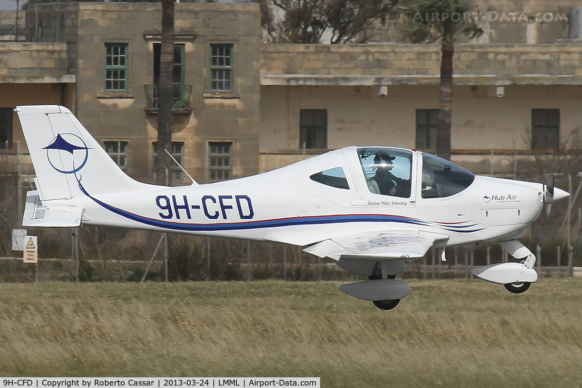 9H-CFD, Tecnam P-2002JF Sierra C/N 212, Runway 13