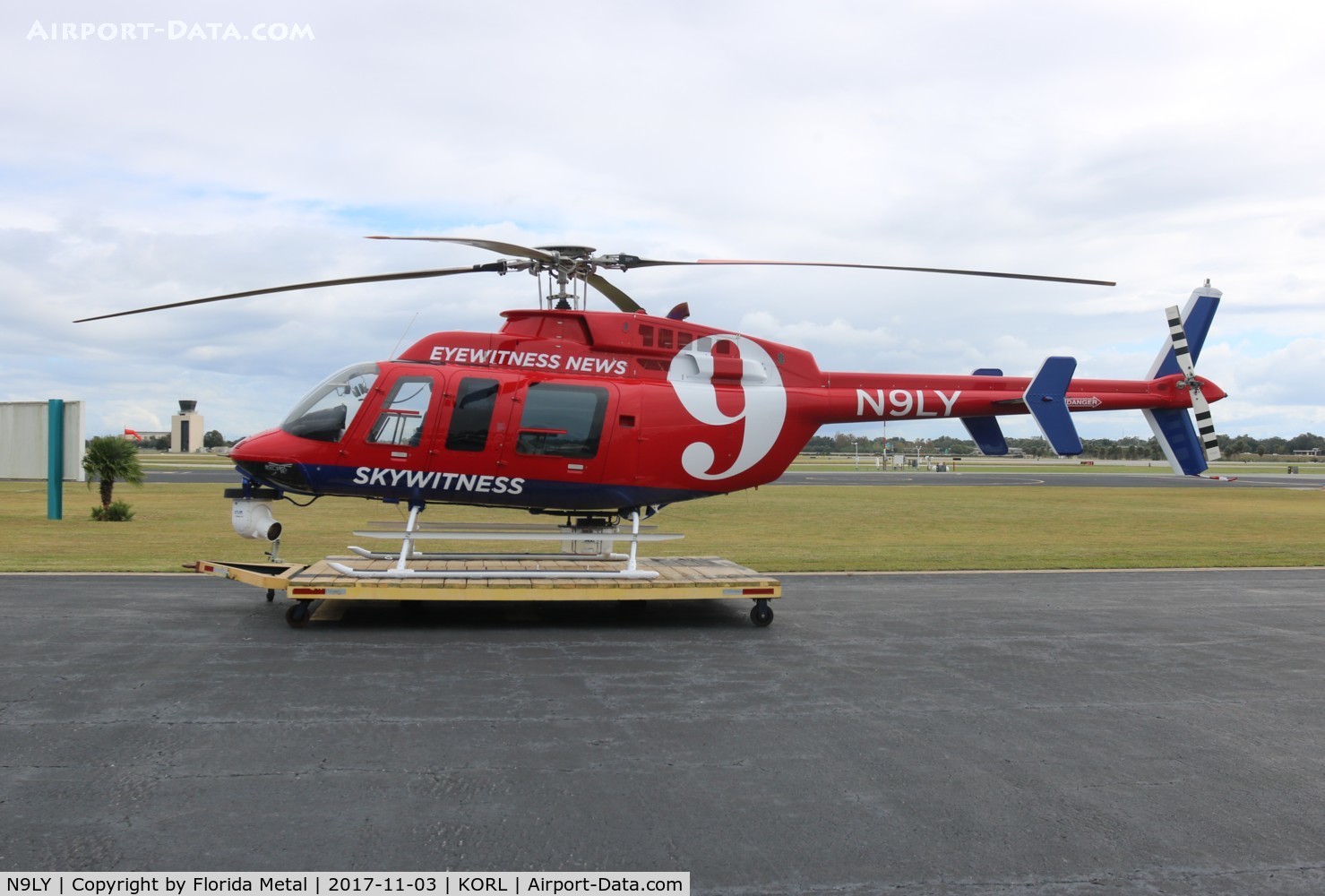 N9LY, 2008 Bell 407 C/N 53815, ORL spotting