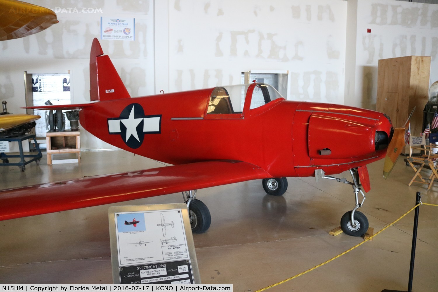 N15HM, Culver PQ-14B C/N N-839, Planes of Fame