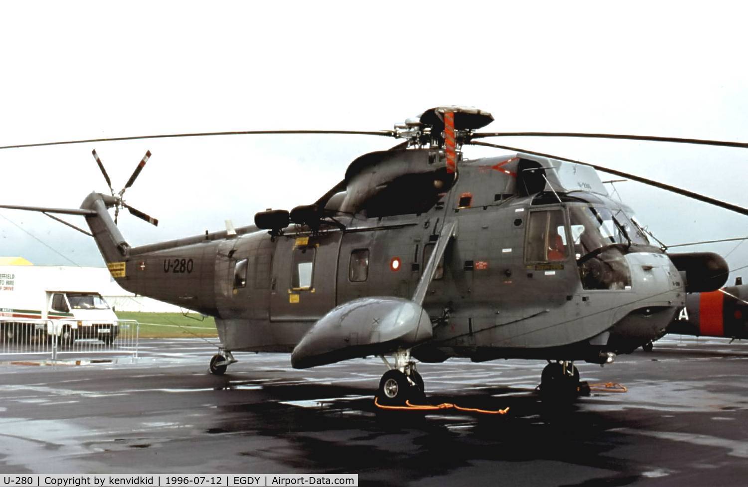 U-280, Sikorsky S-61A C/N 61280, At the 1996 photocall prior to the Yeovilton Air Show.