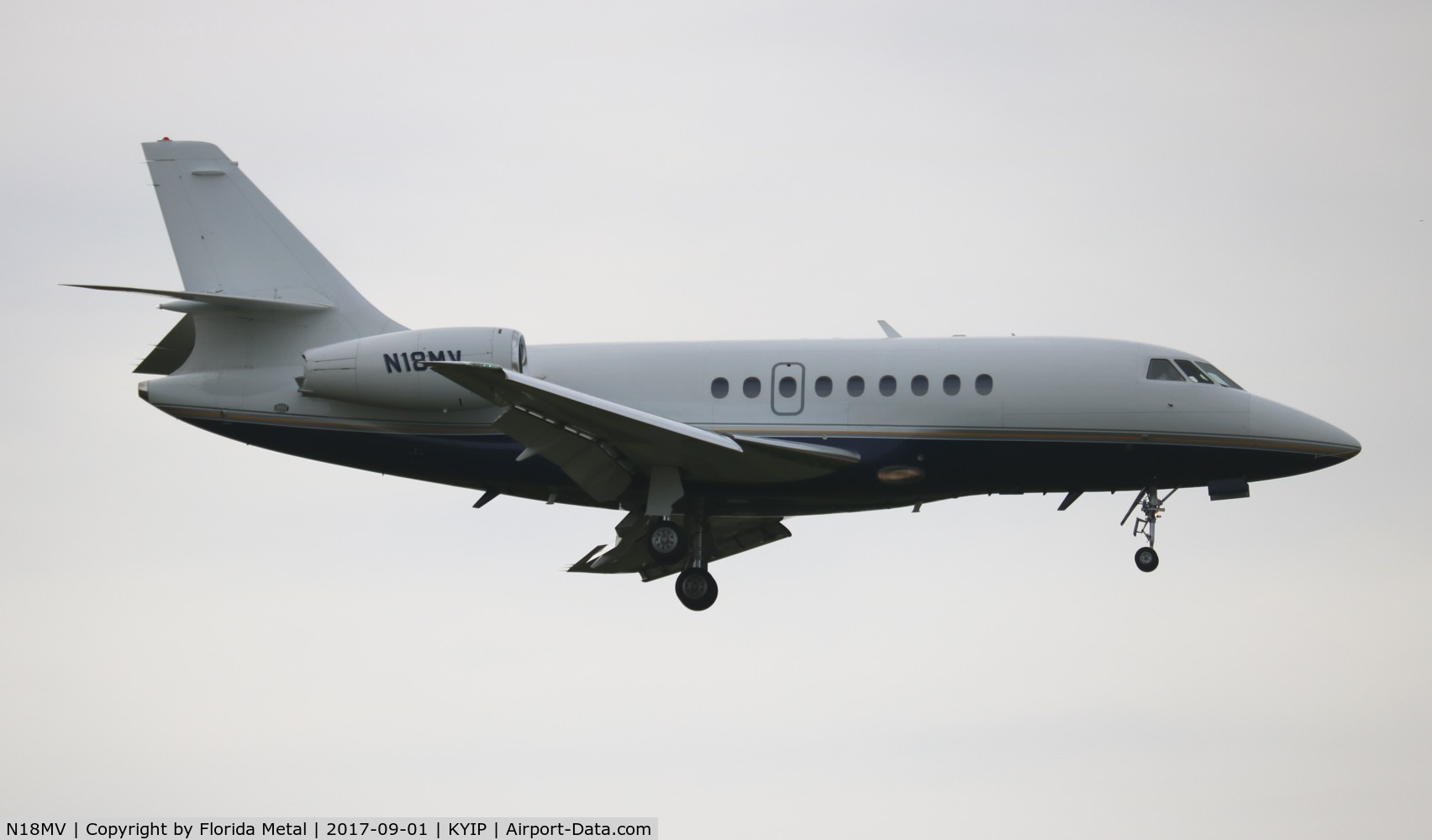 N18MV, 1996 Dassault Falcon 2000 C/N 24, Thunder Over Michigan 2017