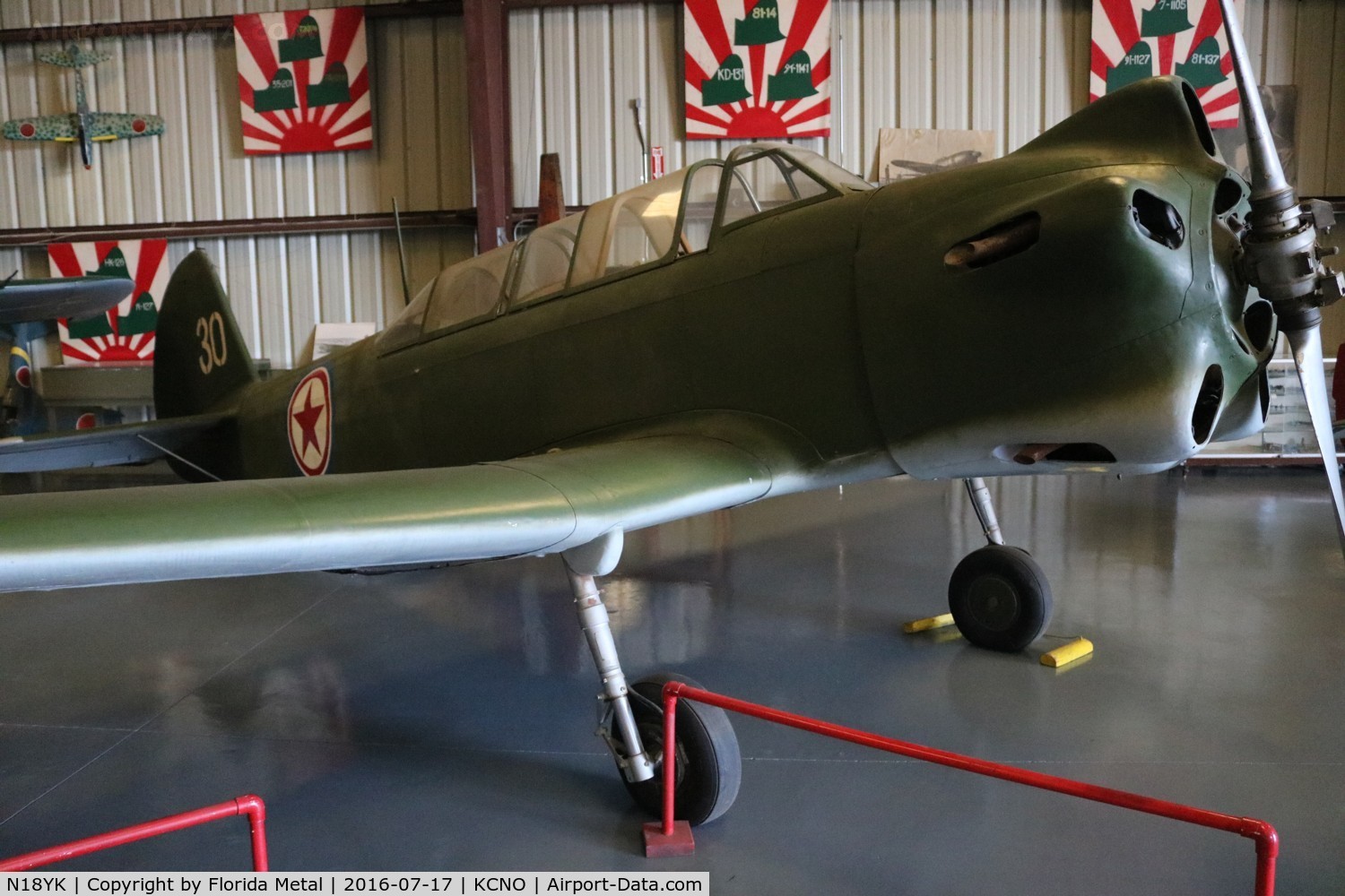 N18YK, Yakovlev Yak-18 C/N 18-1432030, Planes of Fame