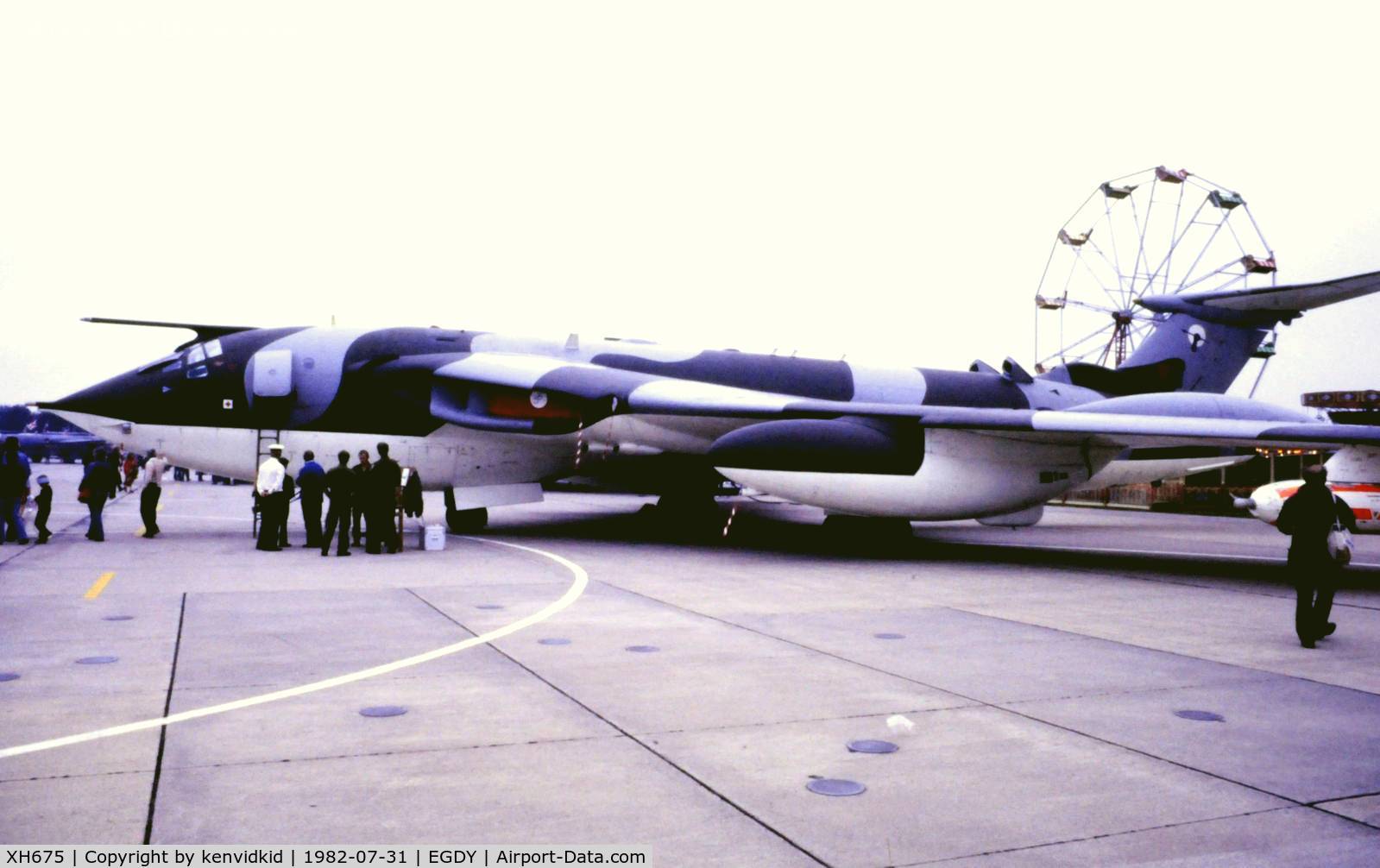 XH675, 1961 Handley Page Victor K.2 C/N HP80/60, On static display at the 1982 Yeovilton air show.