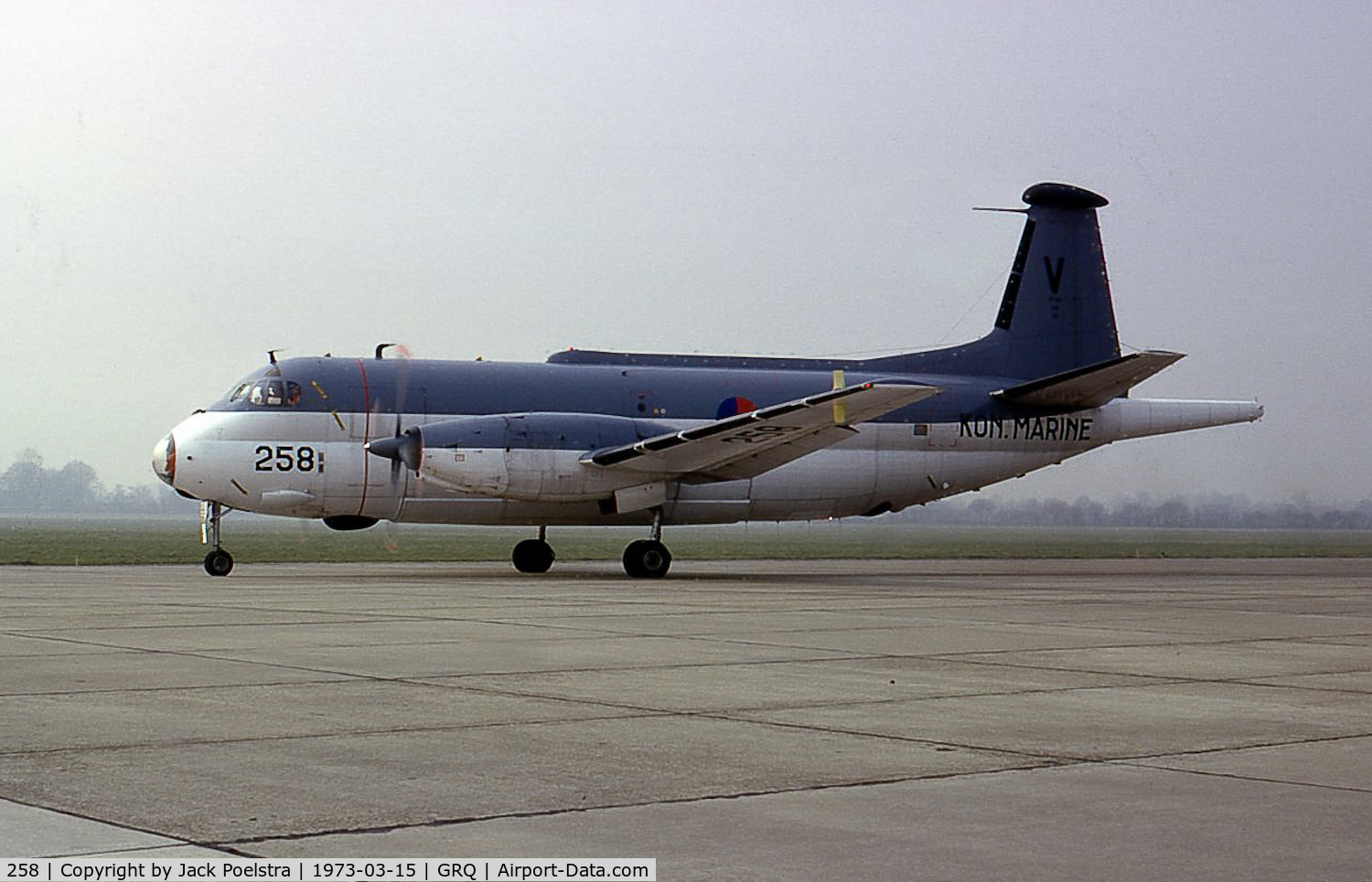 258, Breguet SP-13A Atlantic C/N 65, 258 V of 321 Sqdn