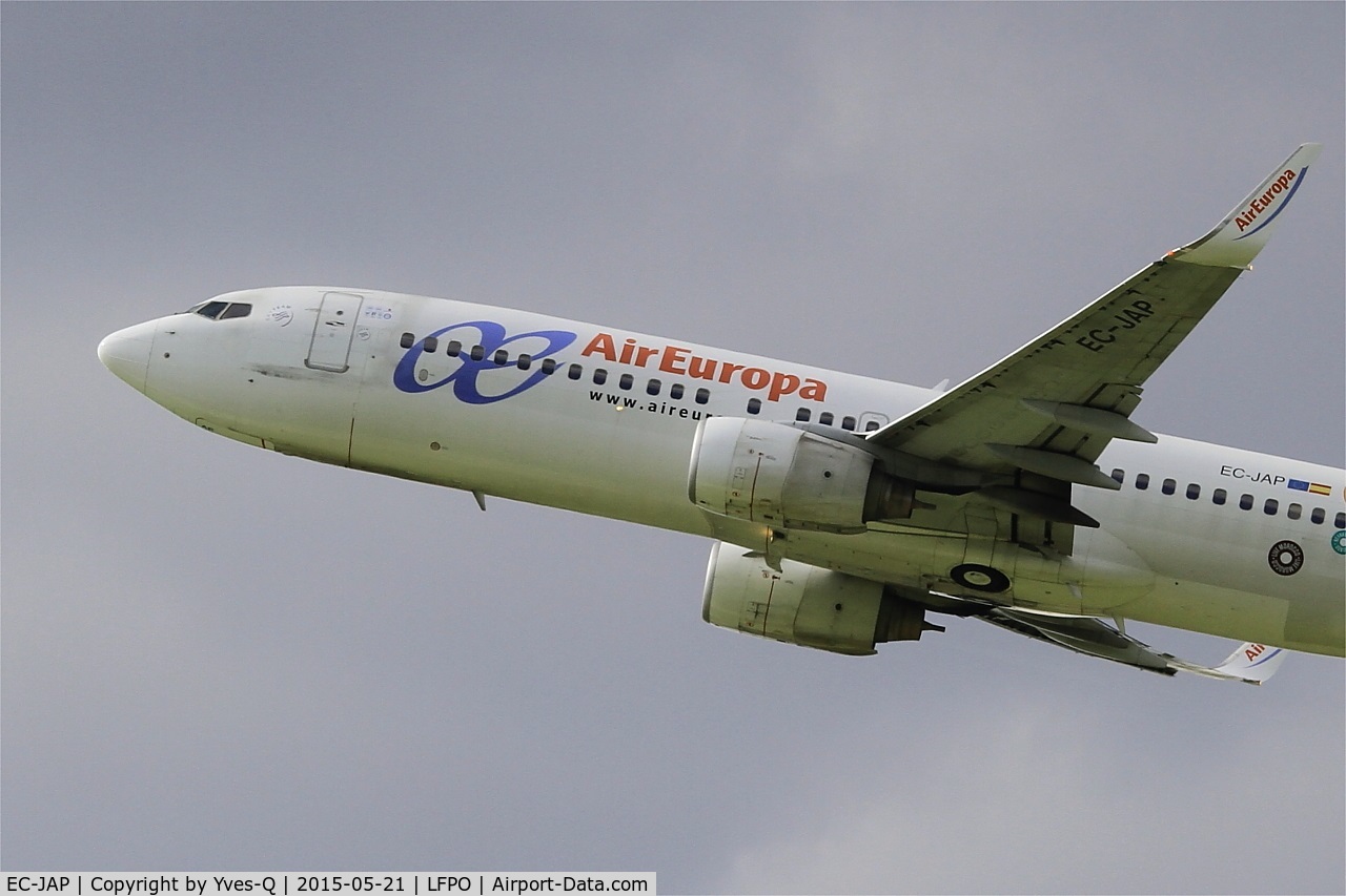 EC-JAP, 2004 Boeing 737-85P C/N 33971, Boeing 737-85P, Take off rwy 24, Paris-Orly Airport (LFPO-ORY)