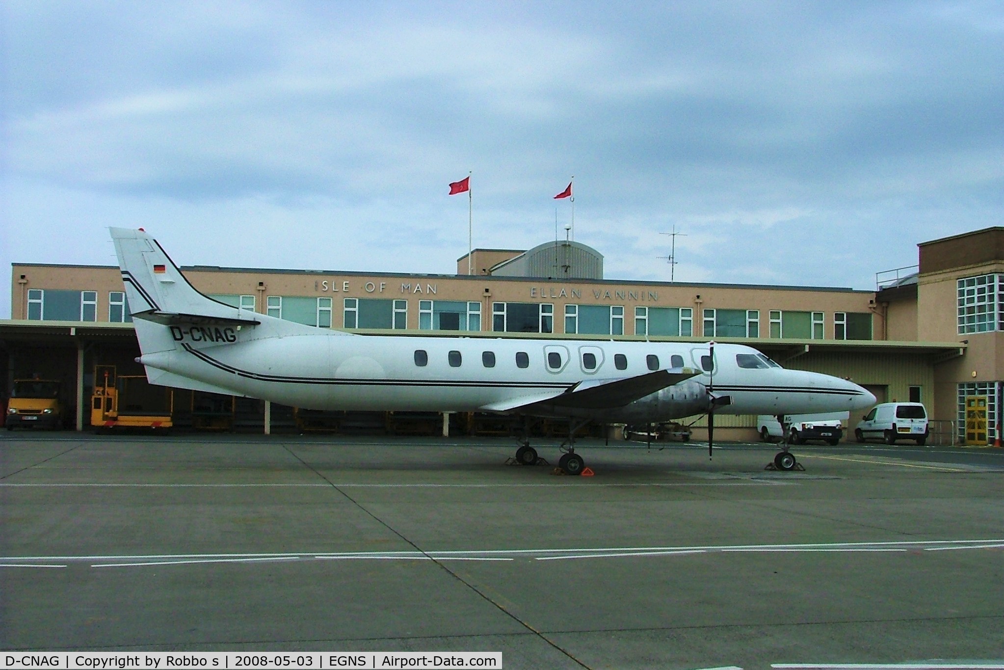 D-CNAG, 1995 Fairchild SA-227DC Metro 23 C/N DC-893B, D-CNAG Metroliner on lease to Manx 2.com at Ronaldsway Airport.