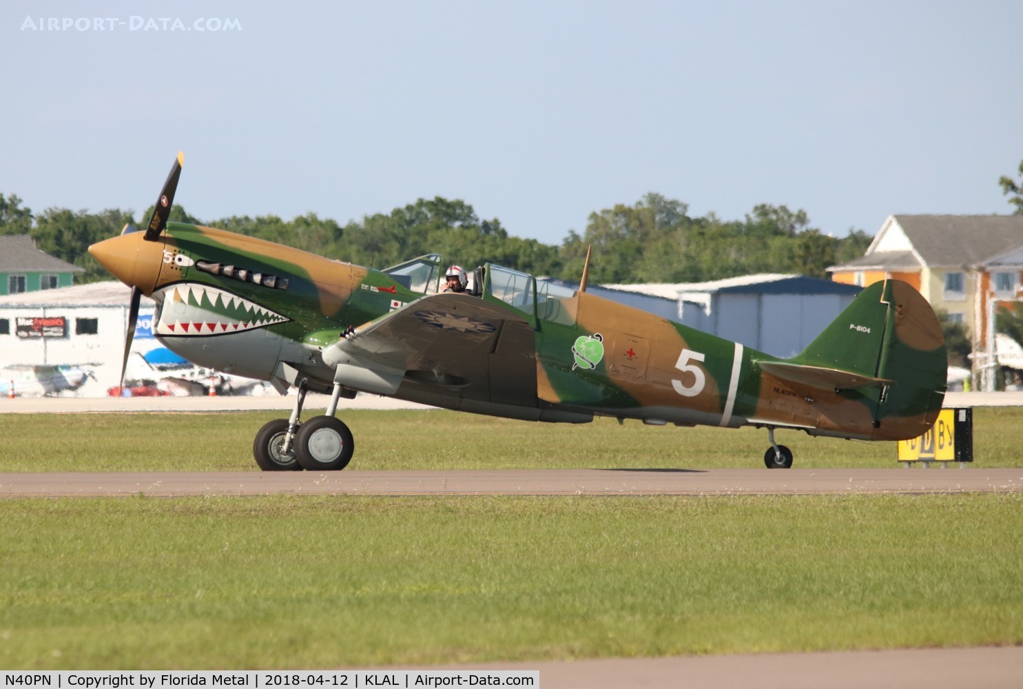N40PN, 1944 Curtiss P-40N Warhawk C/N 33109, Sun N fun 2018