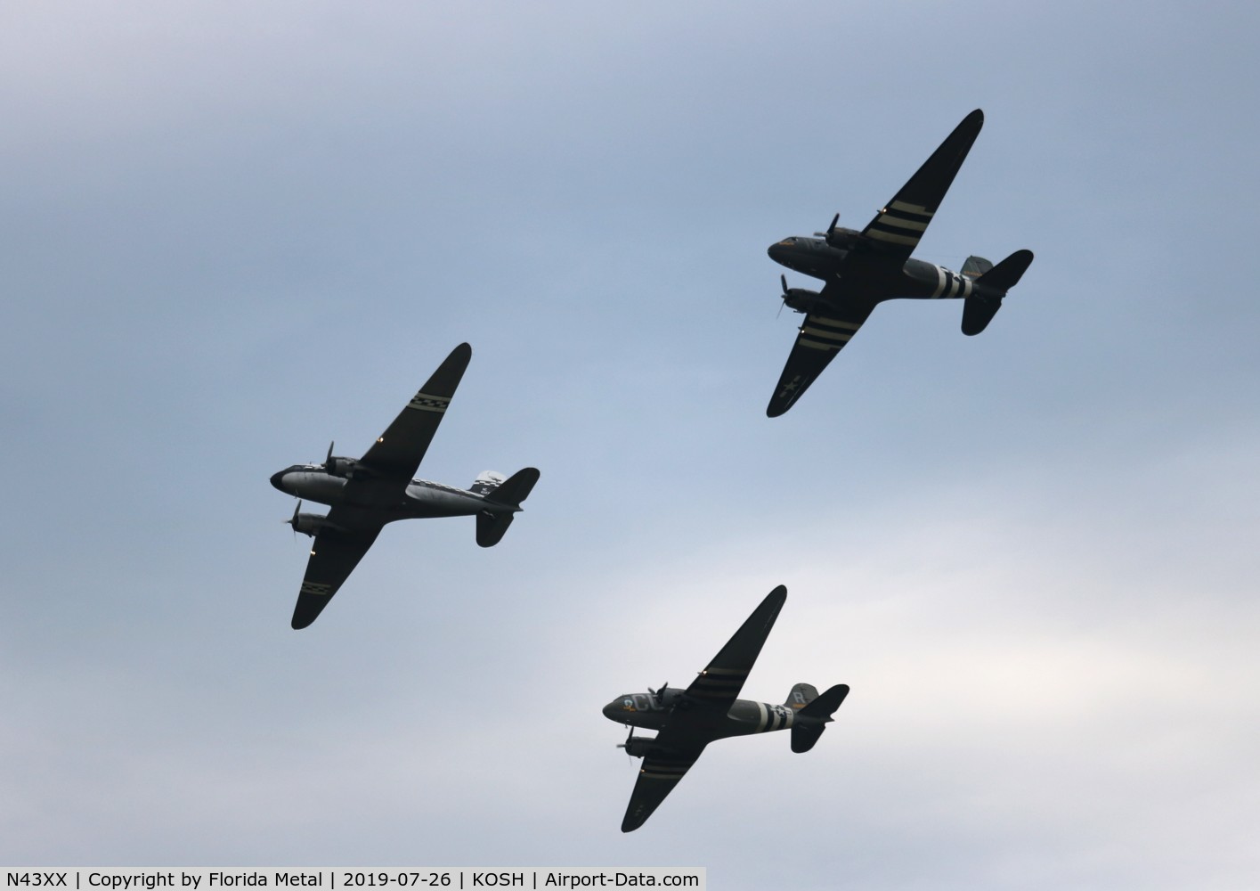 N43XX, 1943 Douglas DC-3A-S1C3G (C-53D) C/N 11665, Air Venture 2019